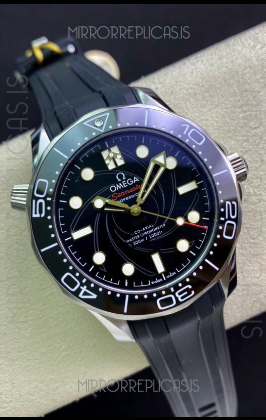 Omega Seamaster Diver 300M Edition 1:1 Mirror Replica Watch in Black Dial 