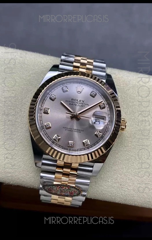 Rolex Datejust 126331 41MM ETA 3235 Swiss 1:1 Mirror Replica Watch in Rose Gold 904L Steel