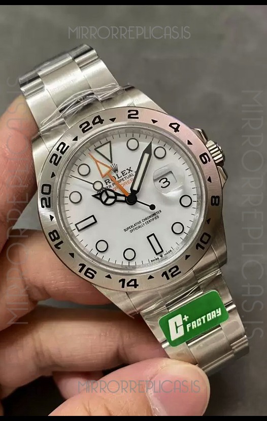 Rolex Explorer M216570-001 1:1 Mirror Replica Watch - White Dial CAL. 3285 Movement